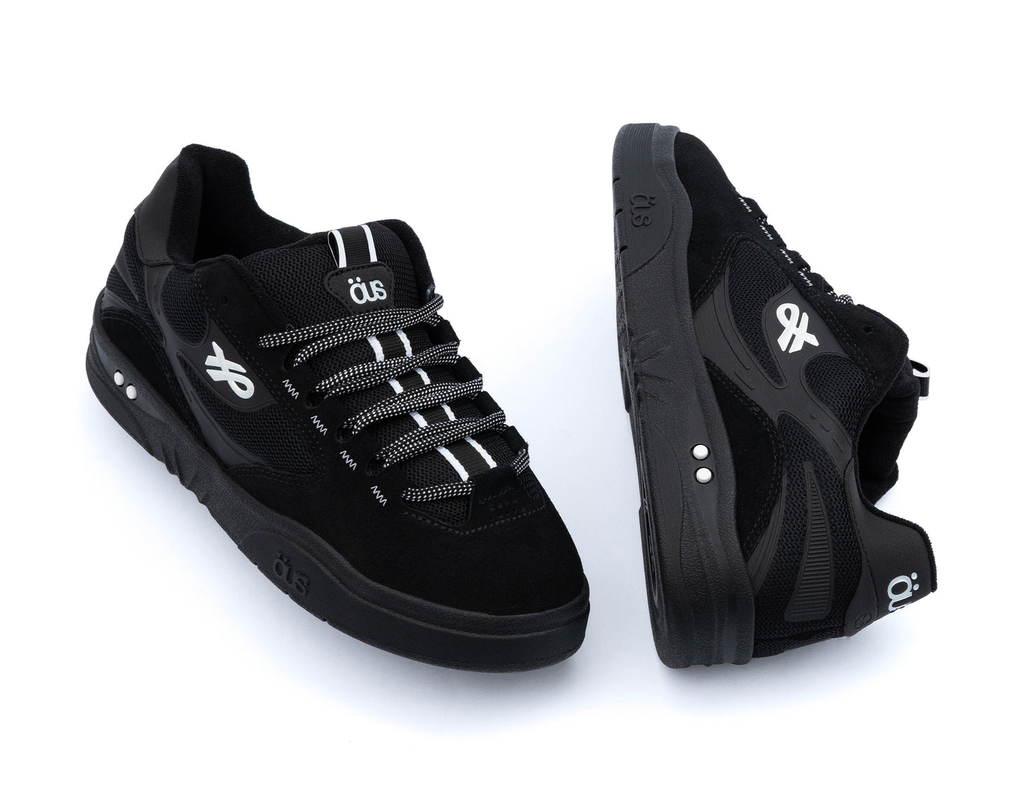 Tênis Öus Fluente GTX Prt Branco Preto Essencial
