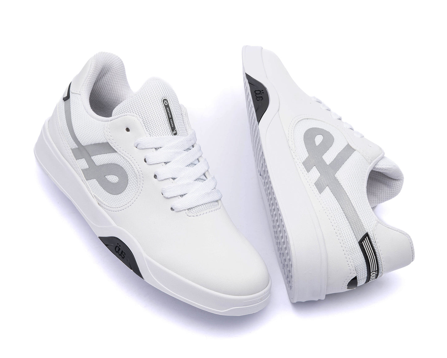 Tênis Öus Imigrante Branco Reflex Preto OE