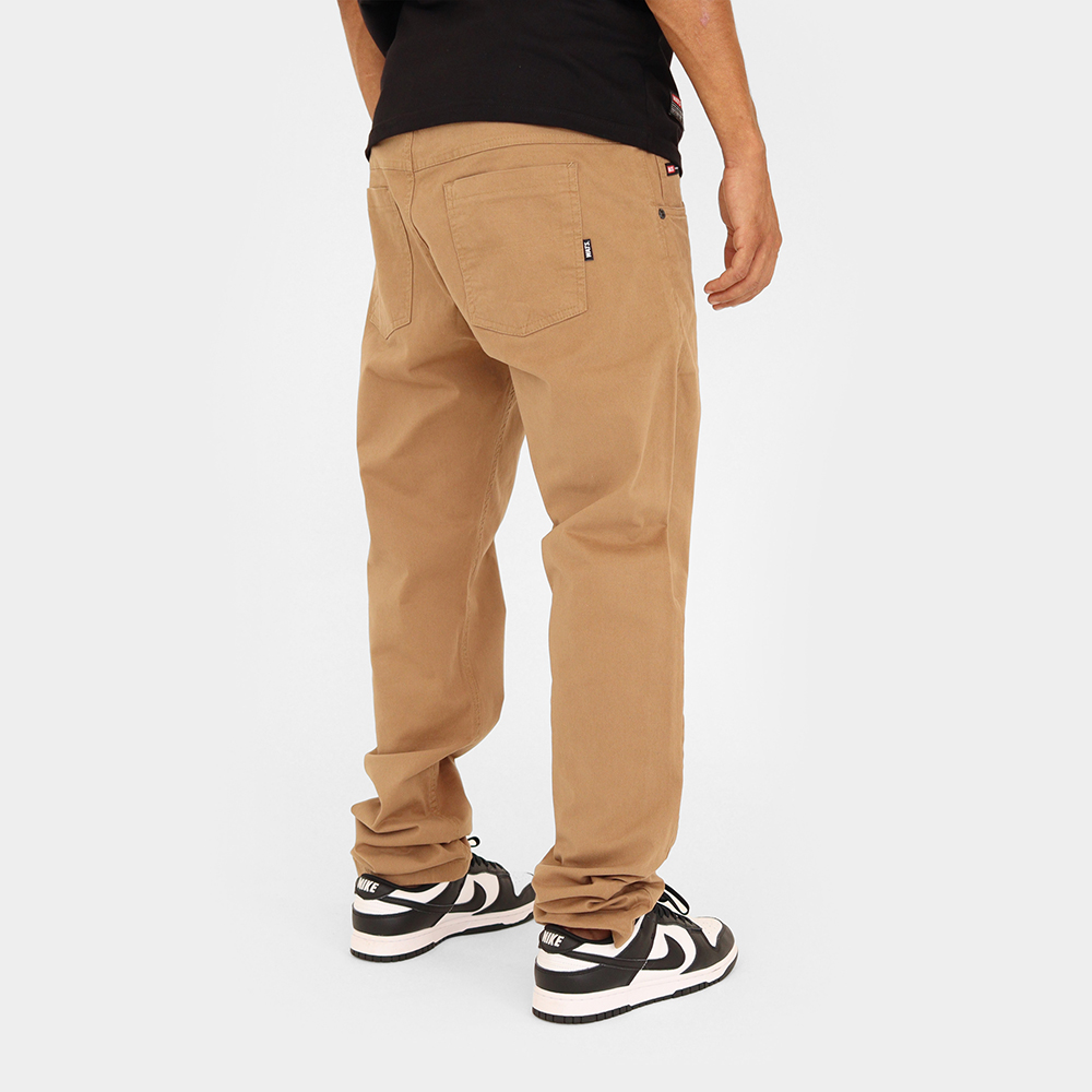 Calça Wats Sarja Tradicional Bege