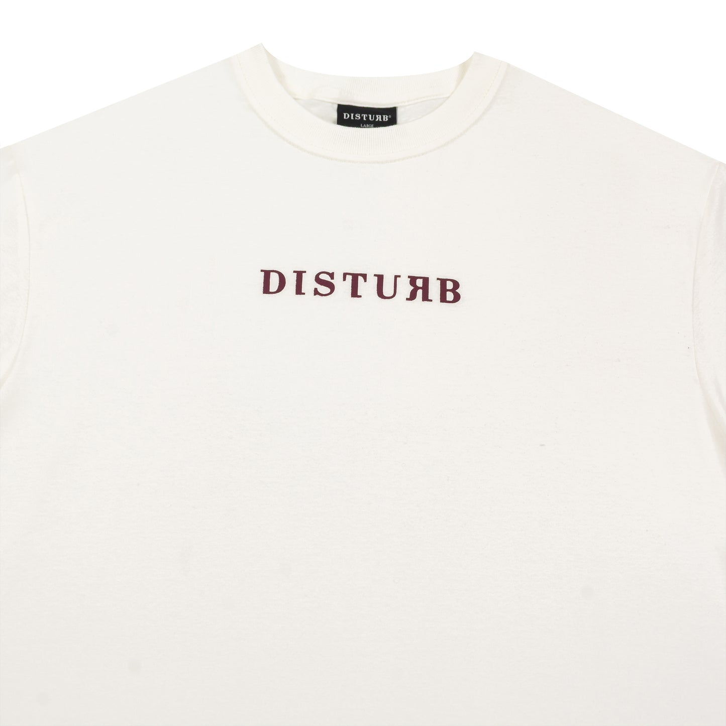 Camiseta Disturb Logo Off White