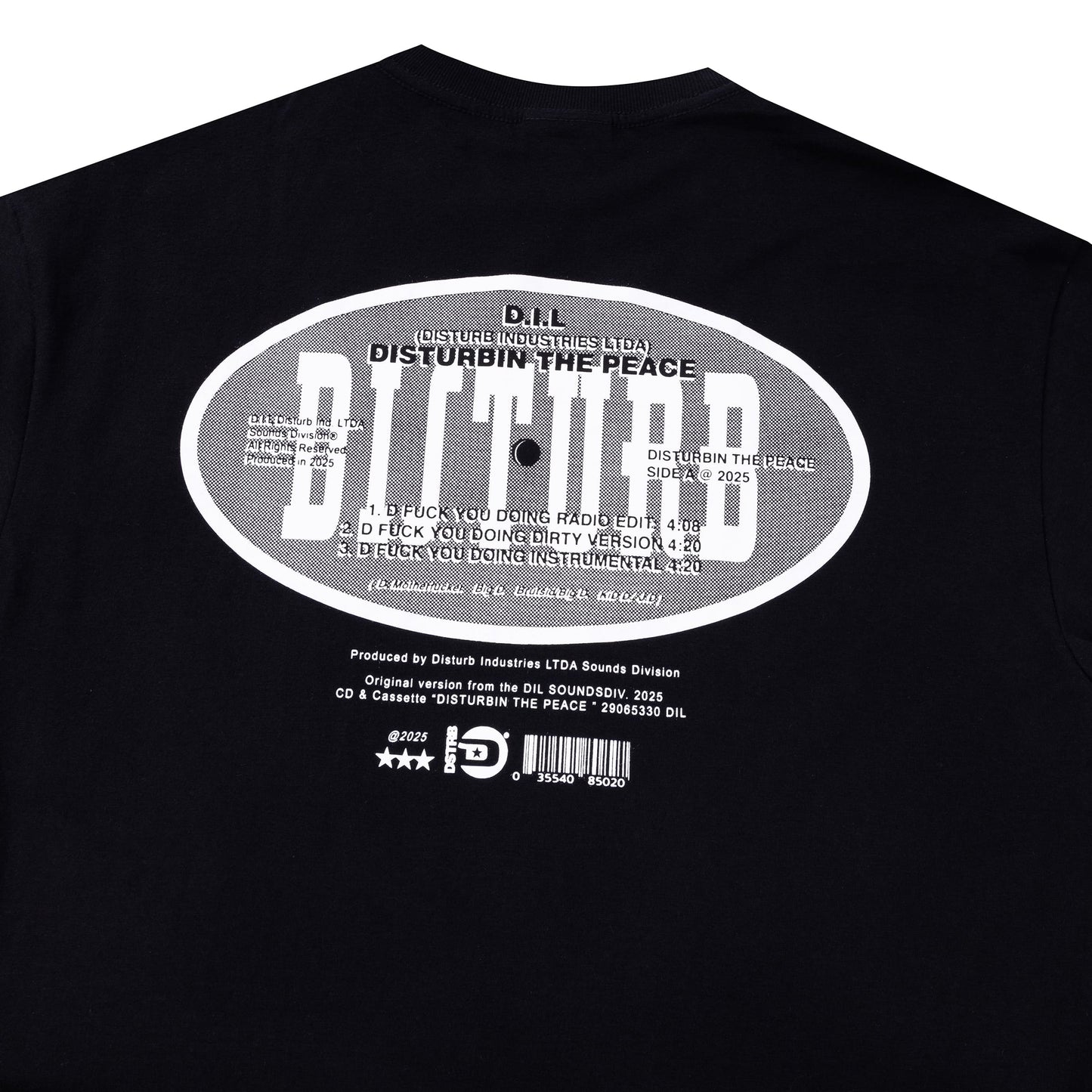 Camiseta Disturb Disturbin The Peace Black
