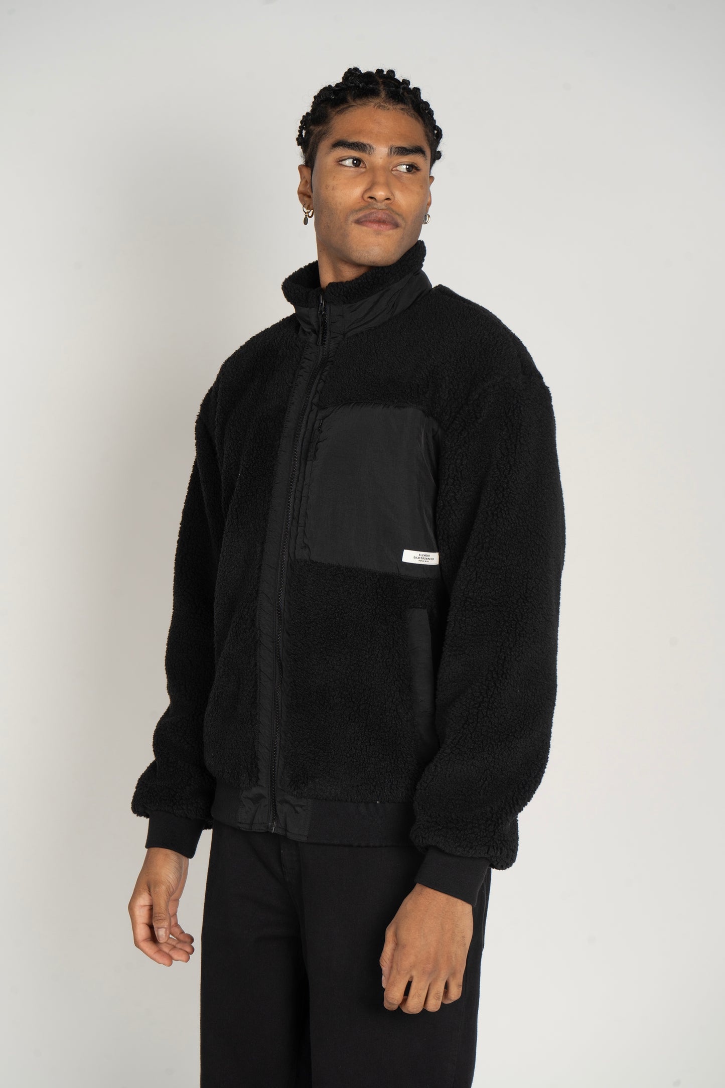 Jaqueta Element Oak Sherpa Flint Black