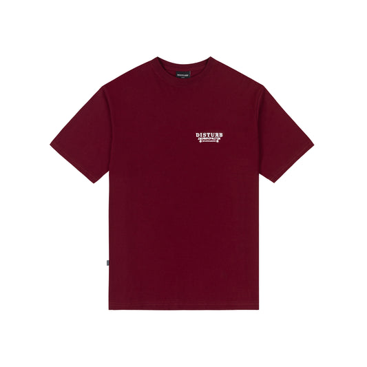 Camiseta Disturb Ball Pen Burgundy