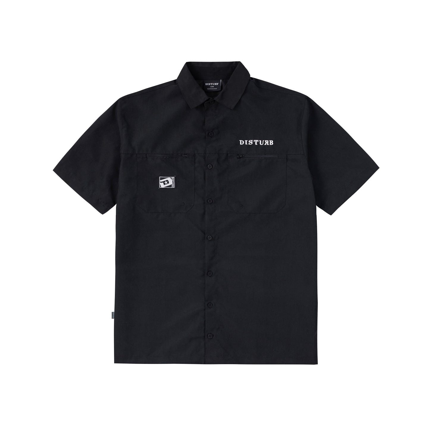 Camisa Disturb Slash Button-up Black