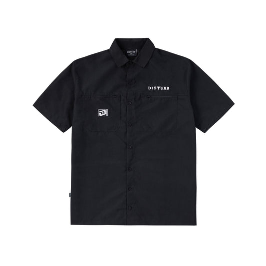 Camisa Disturb Slash Button-up Black