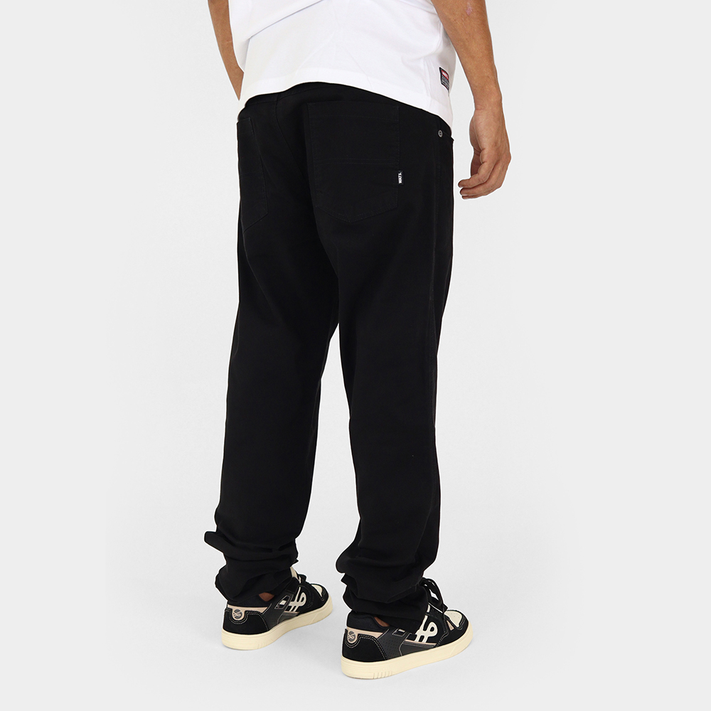 Calça Wats Sarja Tradicional Preta
