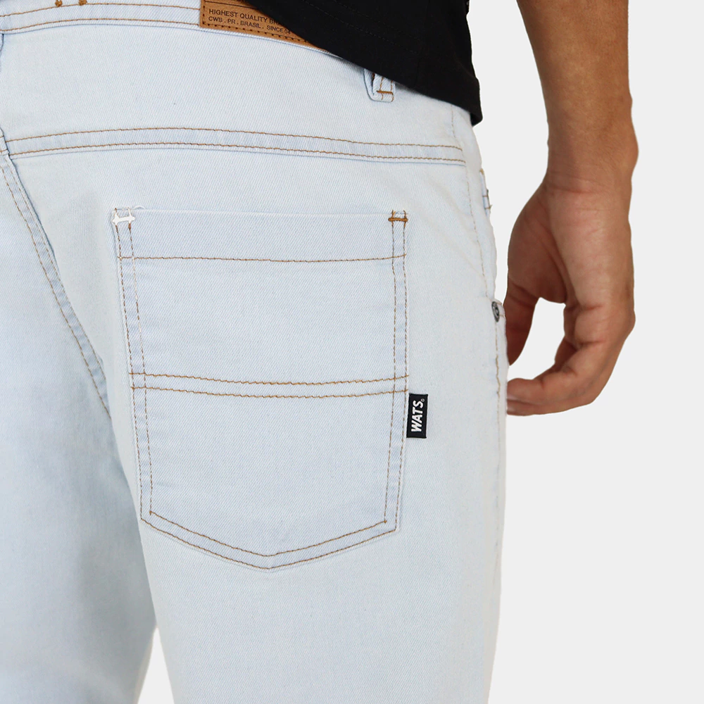 Calça Jeans Tradicional Off White