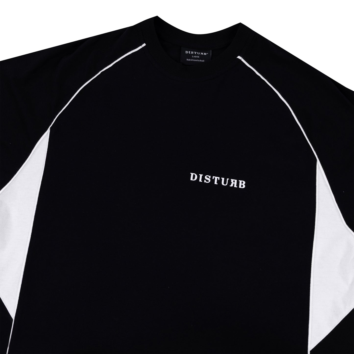 Camiseta Disturb Cutline Division Black