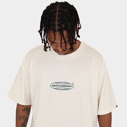 Camiseta Wats Oversized World Off White