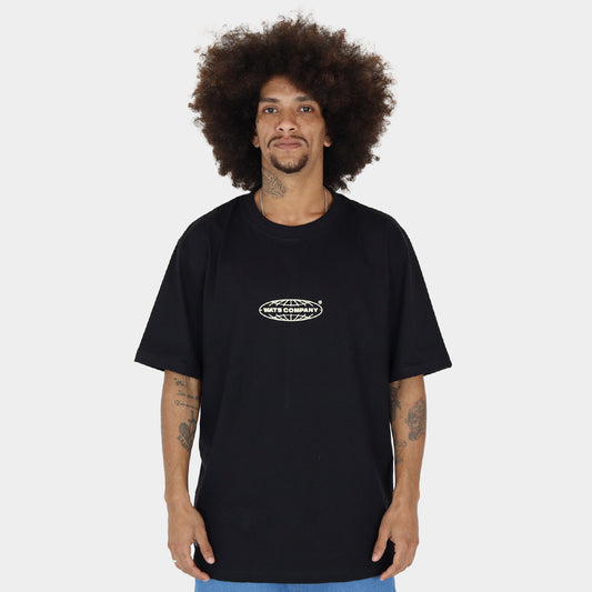 Camiseta Wats Oversized World Preta