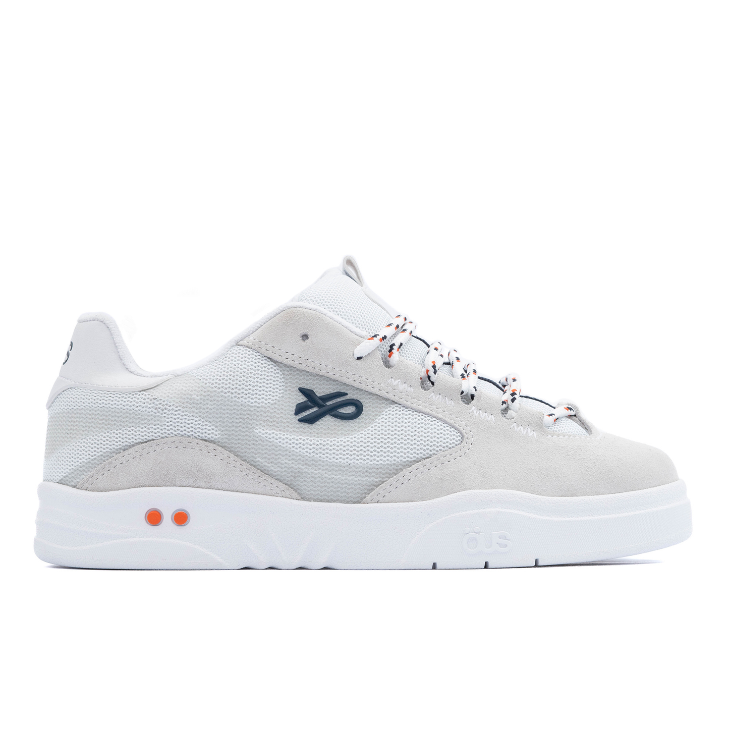 Tênis Öus Fluente GTX Cinza Azul Branco Essencial