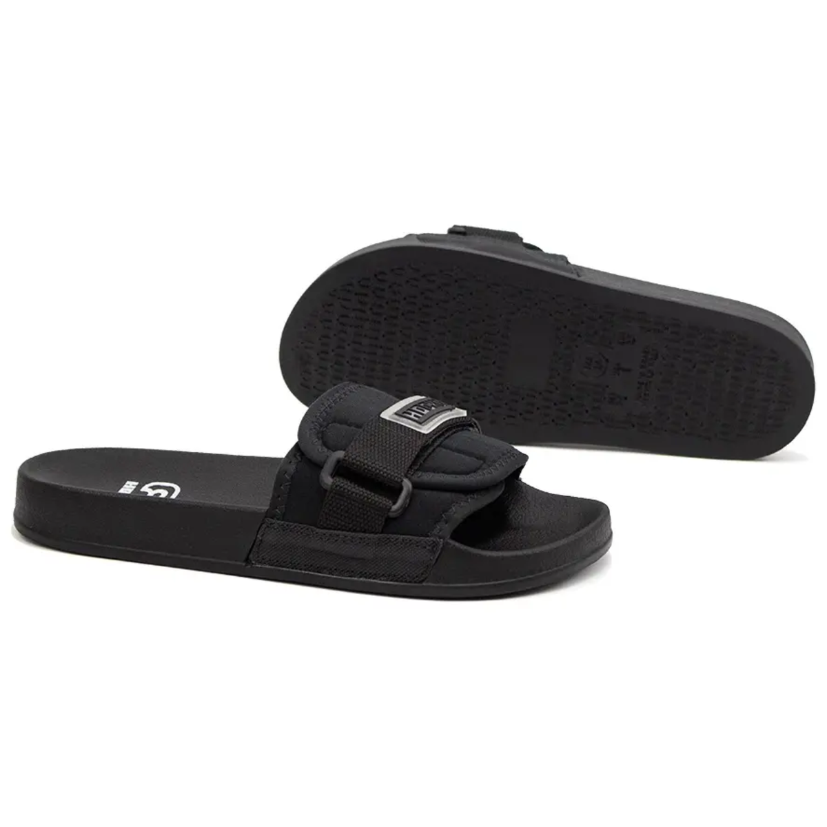 Chinelo Hocks Slide Bravo Black
