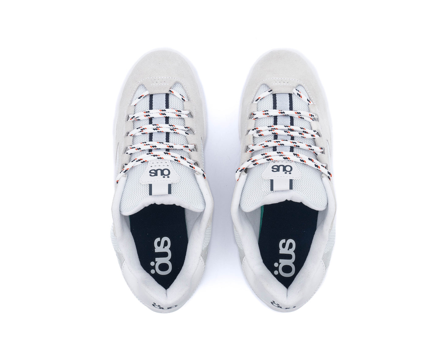 Tênis Öus Fluente GTX Cinza Azul Branco Essencial