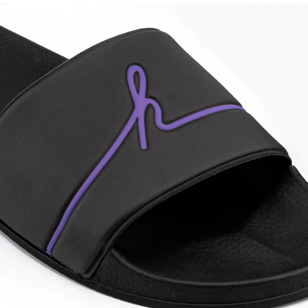 Chinelo Hocks Slide Filigrama Black Purple