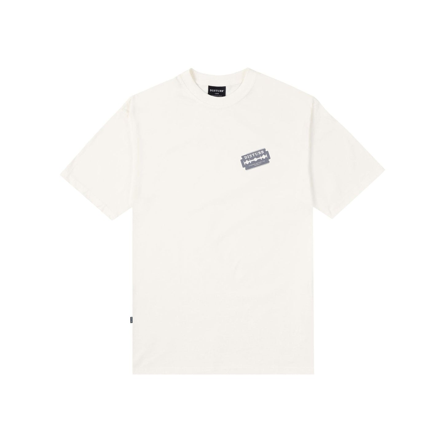 Camiseta Disturb Razorblade Off White