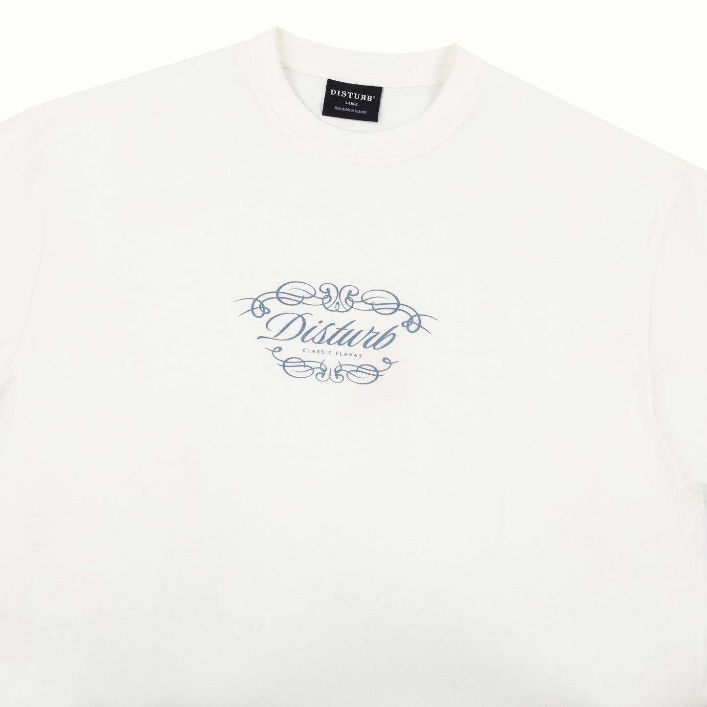 Camiseta Disturb Classic Flavas Off White