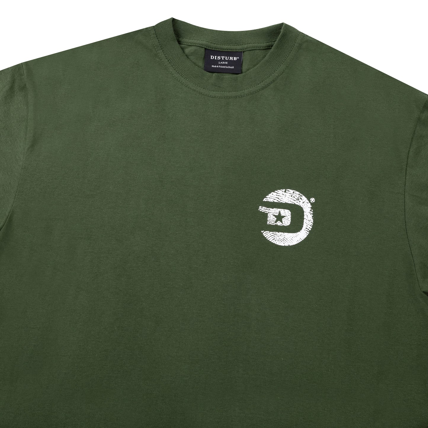 Camiseta Disturb Fingerprint Green