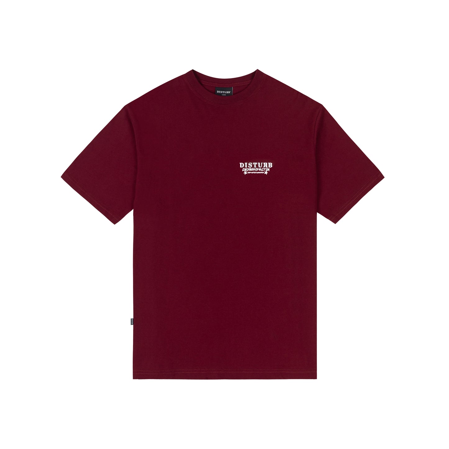 Camiseta Disturb Ball Pen Burgundy