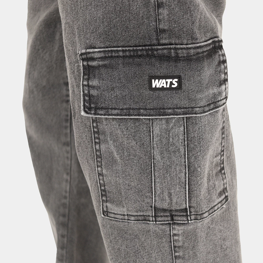 Calça Wats Jeans Cargo Marmorizada