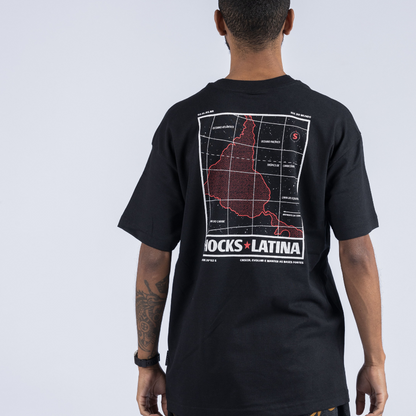 Camiseta Hocks Oversize Mapa