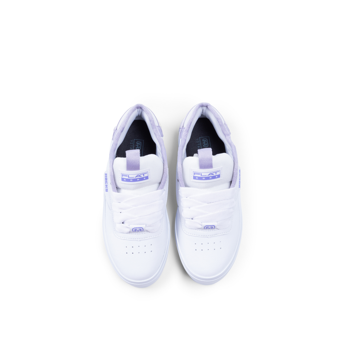 Tênis Hocks Flat Core - Branco Lilac