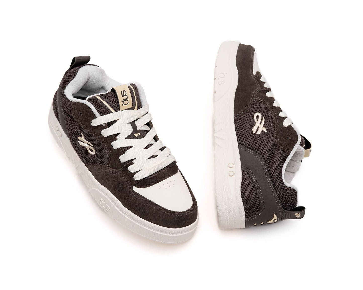 Tenis Ous Fluente Café Chantilly Essencial