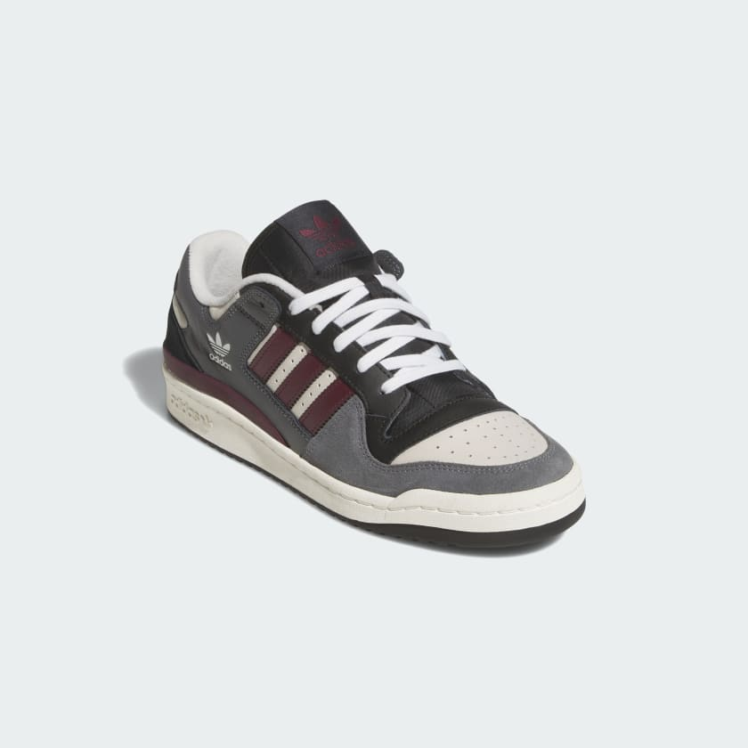 Tênis Adidas Forum Low Grey Maroon Alumina