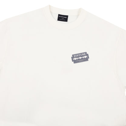 Camiseta Disturb Razorblade Off White