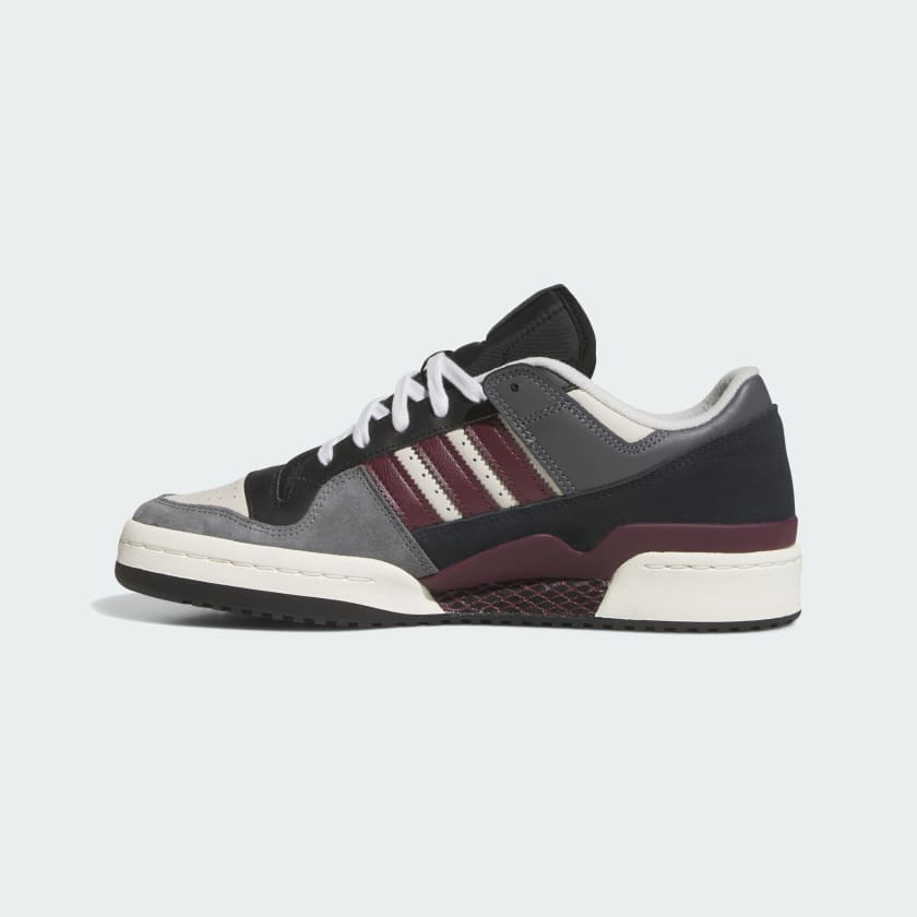 Tênis Adidas Forum Low Grey Maroon Alumina