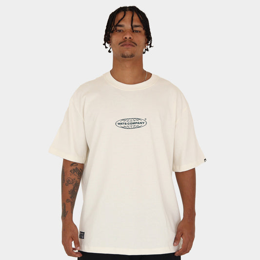Camiseta Wats Oversized World Off White