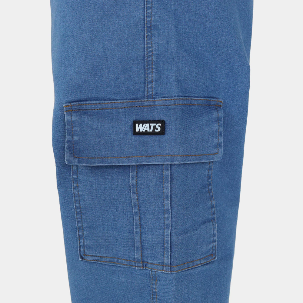 Calça Wats Jeans Cargo Clean