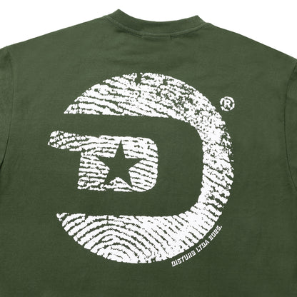 Camiseta Disturb Fingerprint Green