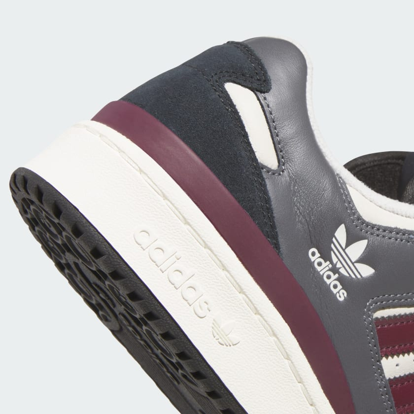 Tênis Adidas Forum Low Grey Maroon Alumina