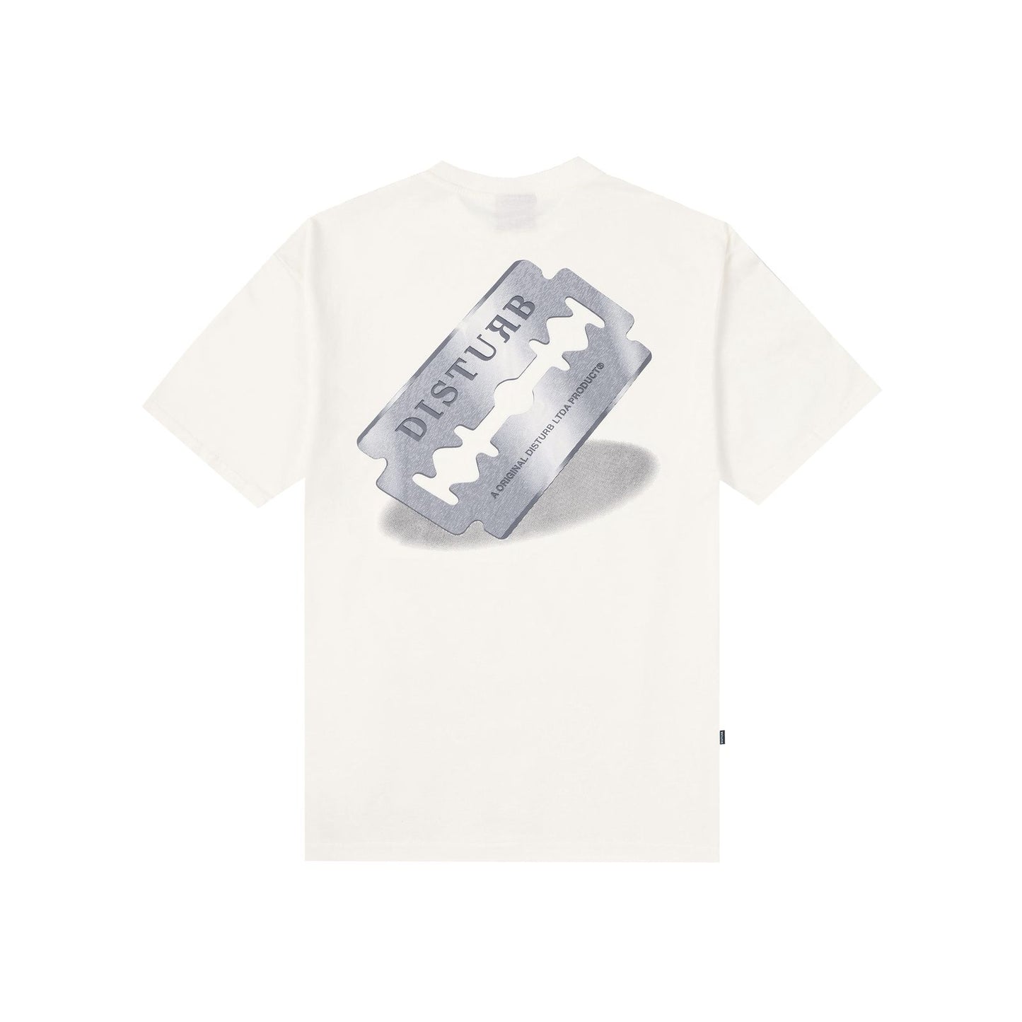 Camiseta Disturb Razorblade Off White