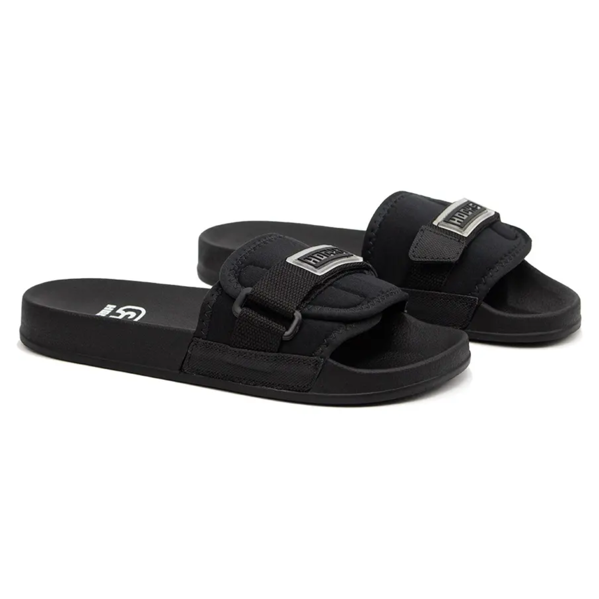 Chinelo Hocks Slide Bravo Black