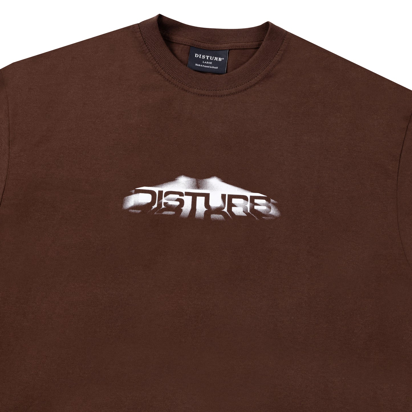 Camiseta Disturb Car Lights Brown